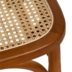Silla Miel de Madera de Olmo con Respaldo Alto 44,5 cm 612650