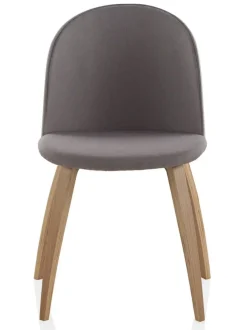 Silla tapizada en tela color lino GABAR VIVE modelo 8326