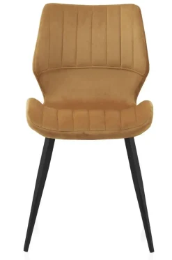 Silla tapizada en terciopelo GABAR VIVE modelo 8390
