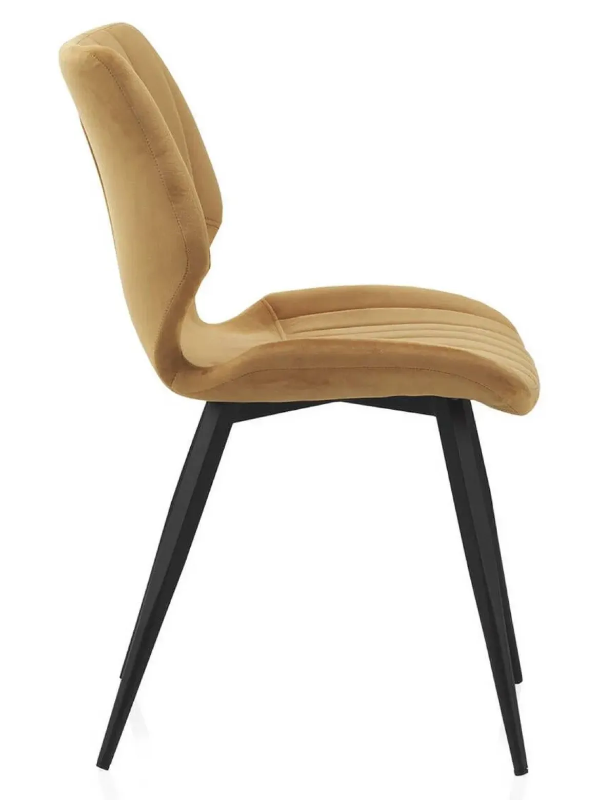 Silla tapizada en terciopelo GABAR VIVE modelo 8390