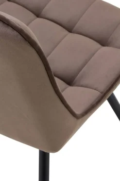 Silla tapizada en terciopelo GABAR VIVE modelo 838