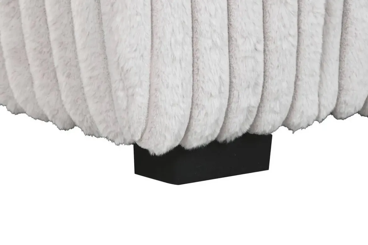 Sillón Bajo en Poliéster Beige MB-219485