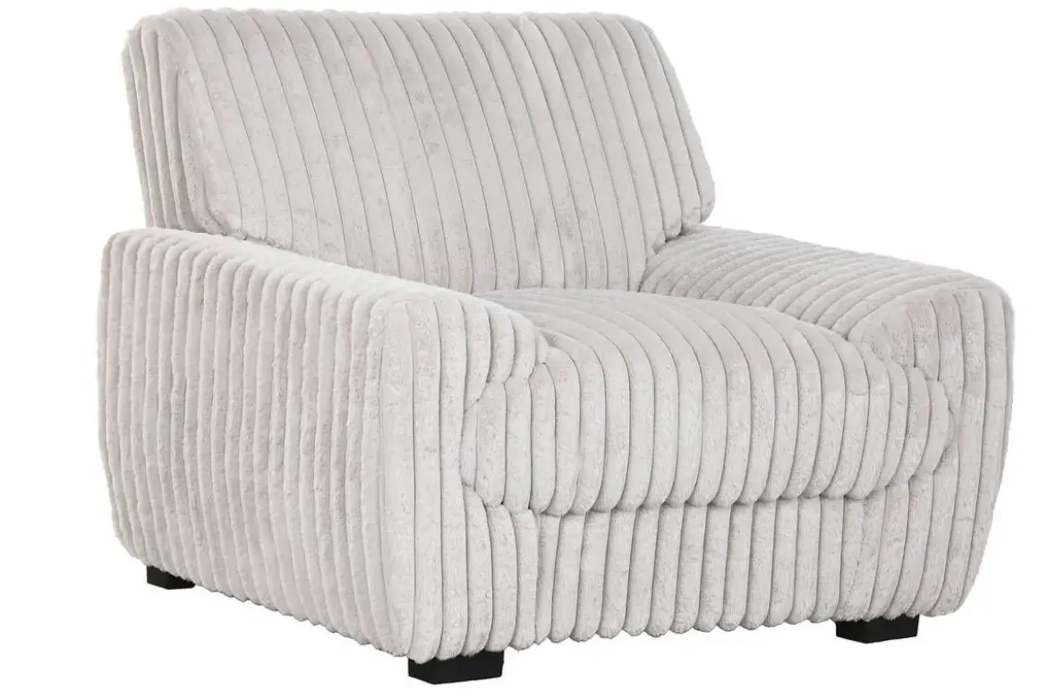 Sillón Bajo en Poliéster Beige MB-219485