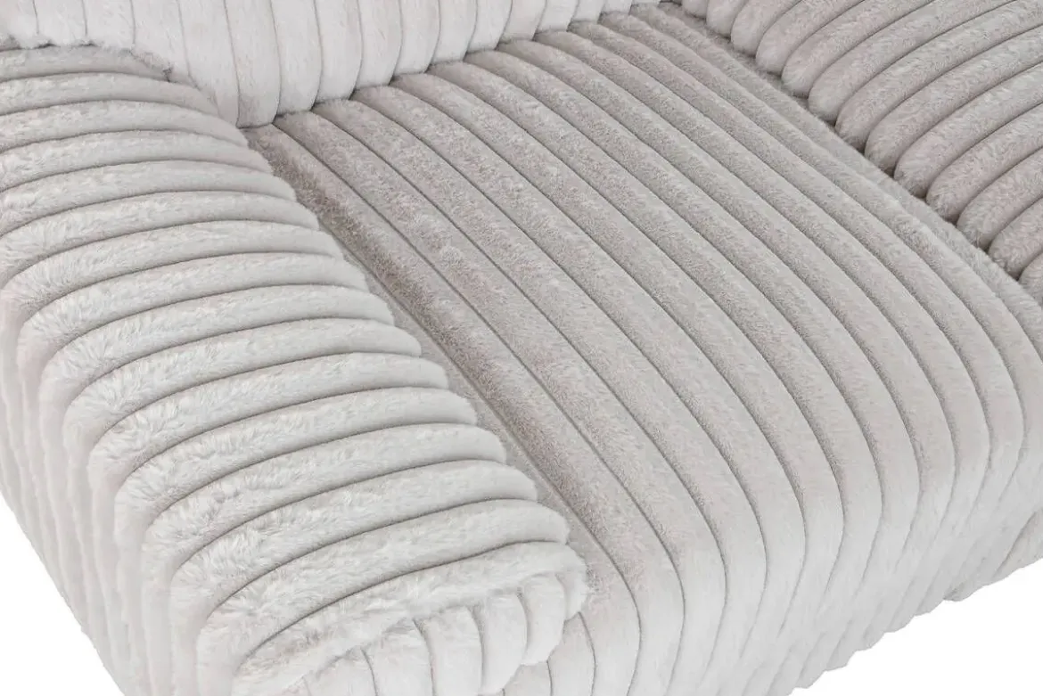Sillón Bajo en Poliéster Beige MB-219485