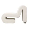 Sillón Beige Tapizado en Suave Poliéster Sobre Estructura de Madera Chapada 29-44