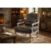 Sillón Clásico con Cojín de efecto Desgastado MB-162703