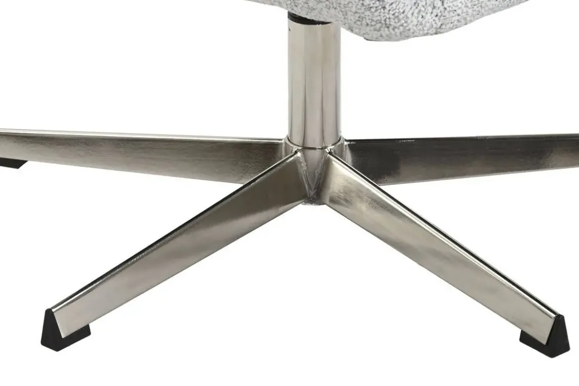 Sillón con Descalzadora Tapizado en Poliéster Metal MB-217773