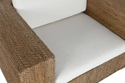 Sillón de Jardín en Fibra y Madera de Teca MB-220071