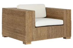 Sillón de Jardín en Fibra y Madera de Teca MB-220071