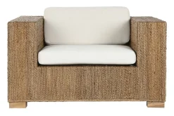 Sillón de Jardín en Fibra y Madera de Teca MB-220071