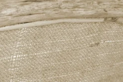 Sillón de Ratán Natural con Cojín de Algodón MB-207723