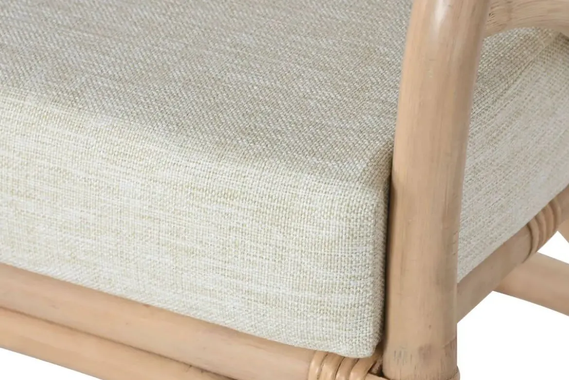 Sillón de Ratán Natural Diseño de Hoja MB-215357
