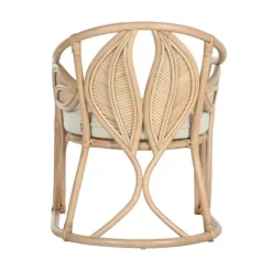 Sillón de Ratán Natural Diseño de Hoja MB-215357