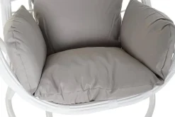 Sillón de Ratán Sintético Colgante sin Soporte color Blanco MB-190169