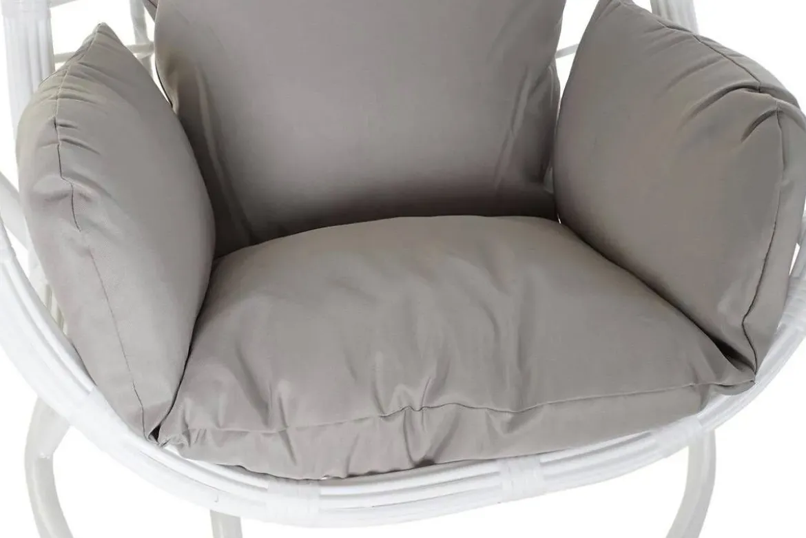 Sillón de Ratán Sintético Colgante sin Soporte color Blanco MB-190169