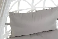 Sillón de Ratán Sintético Colgante sin Soporte color Blanco MB-190169