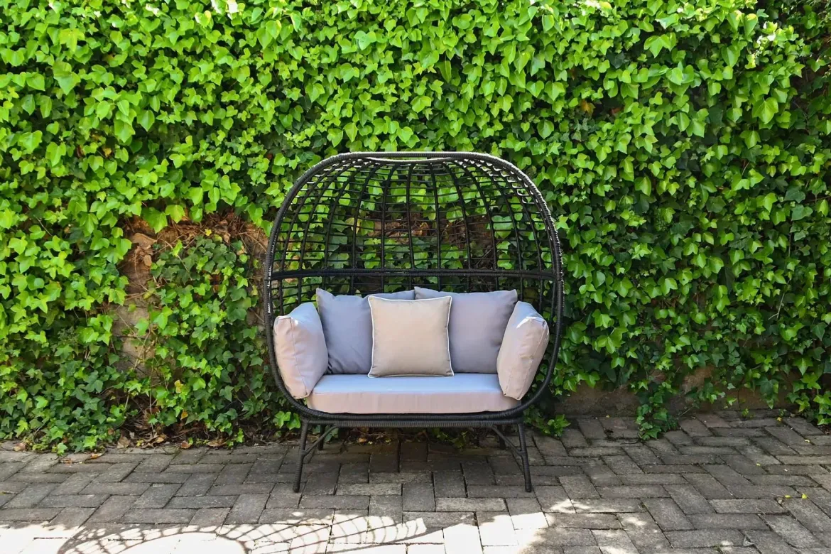 Sillón de Ratán Sintético 2 Plazas