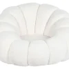 Sillón Giratorio Tapizado en Borreguito de Poliéster MB-205765