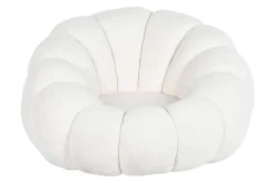 Sillón Giratorio Tapizado en Borreguito de Poliéster MB-205765