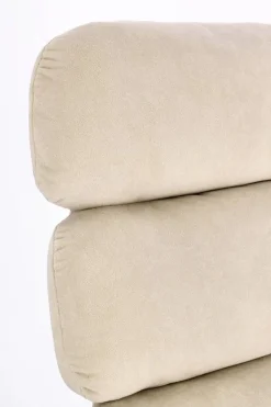 Sillón Giratorio Tapizado en Tejido Perla VIOLANTE 0733506