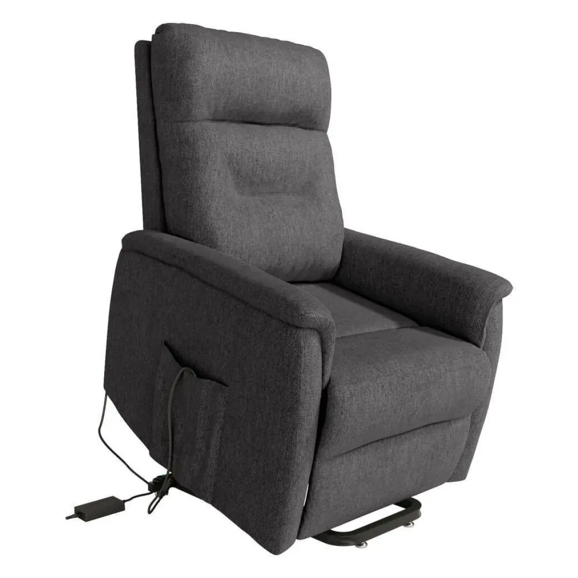 Sillón Levantapersonas Tapizado en tela Pizarra DIANA
