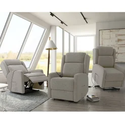 Sillón Levantapersonas Tapizado en tela CELIA