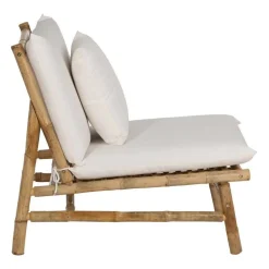 Sillón Natural en Bambú con Tapizado Desenfundable 613209