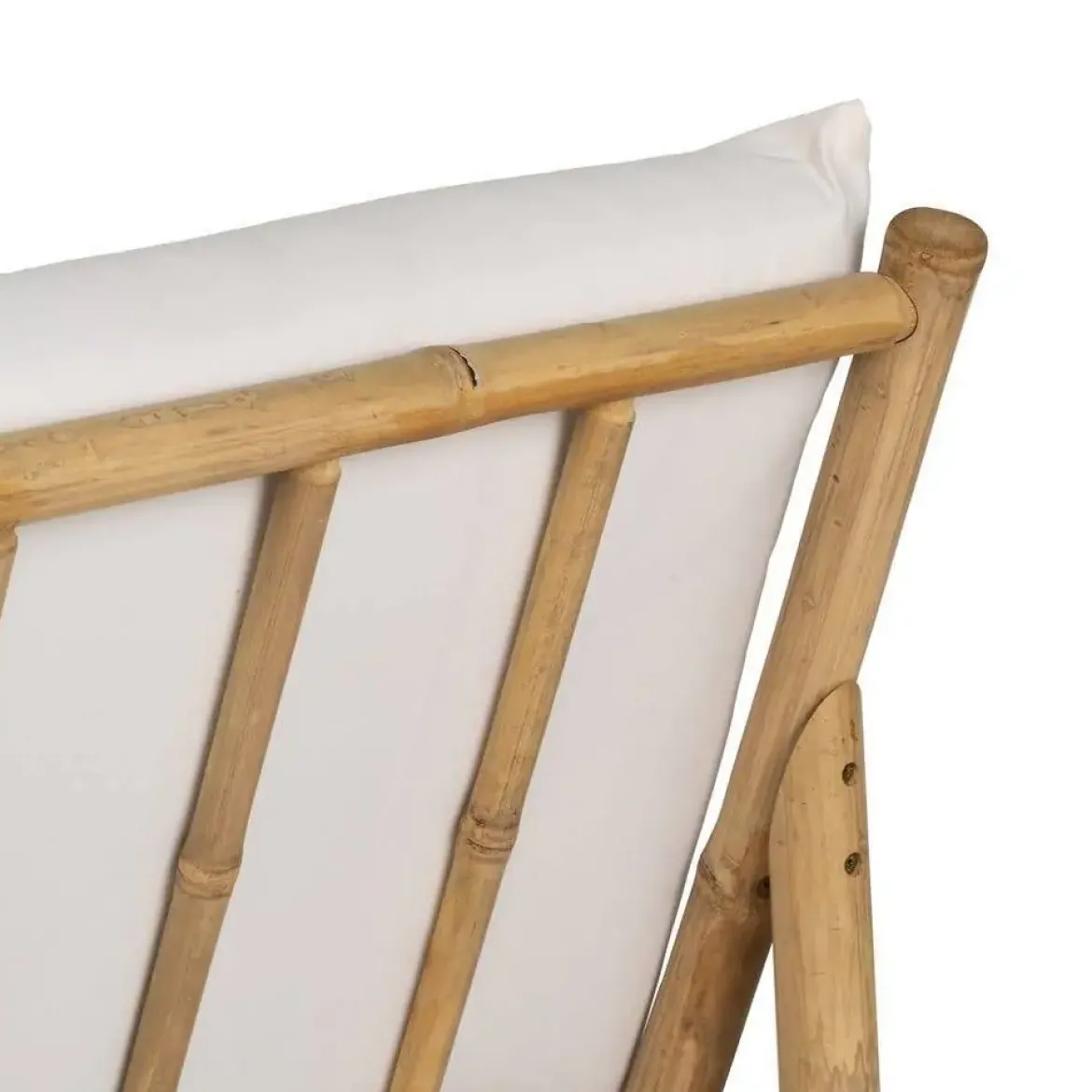 Sillón Natural en Bambú con Tapizado Desenfundable 613209