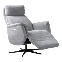 Sillón Relax Eléctrico con Botononera Tapizado en Tela ELCHE
