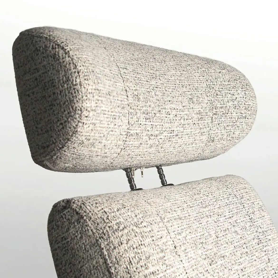 Sillón Relax Eléctrico Giratorio en Tela Nácar con USB VERA