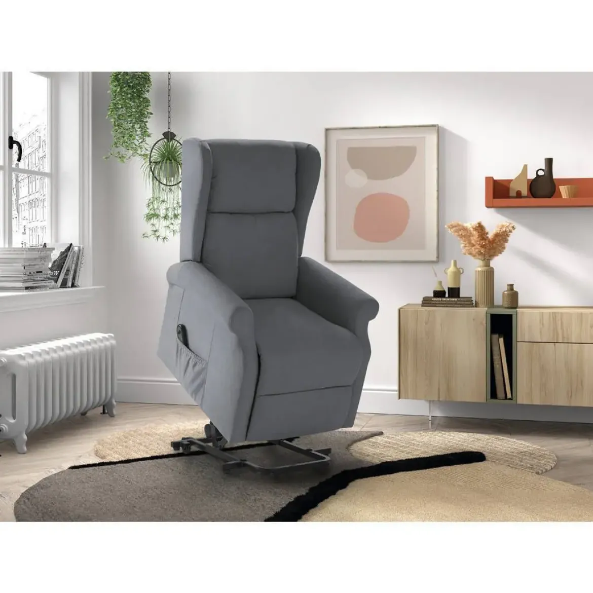 Sillón Relax Eléctrico Lenvanta Personas en Tela ALICANTE