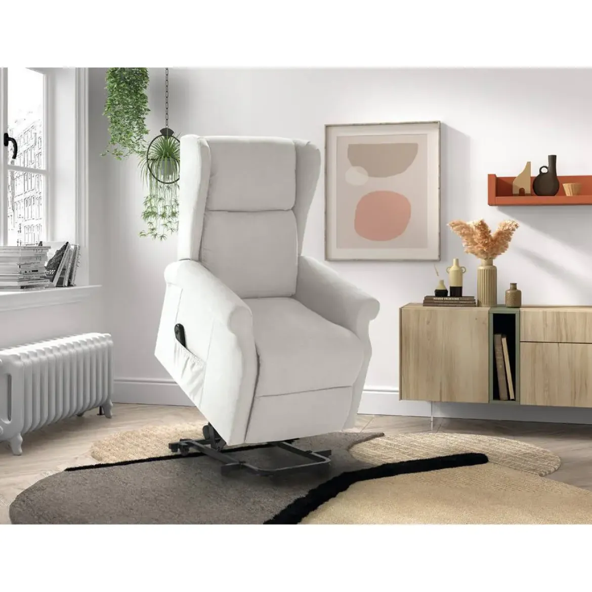 Sillón Relax Eléctrico Lenvanta Personas en Tela ALICANTE