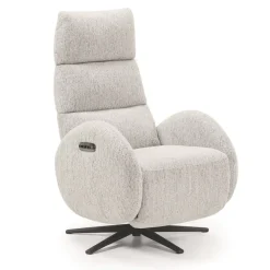 Sillón Relax Eléctrico 2 Motores en Tela Beige con USB AMSTERDAM