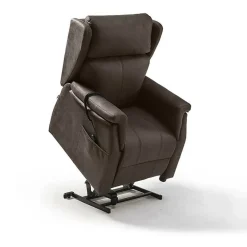 Sillón relax Elevador 2 motores Modelo ALMA tapizado en tela