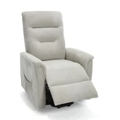 Sillón Relax Levantapersonas con 2 Motores Tapizado en Tela ARGOS