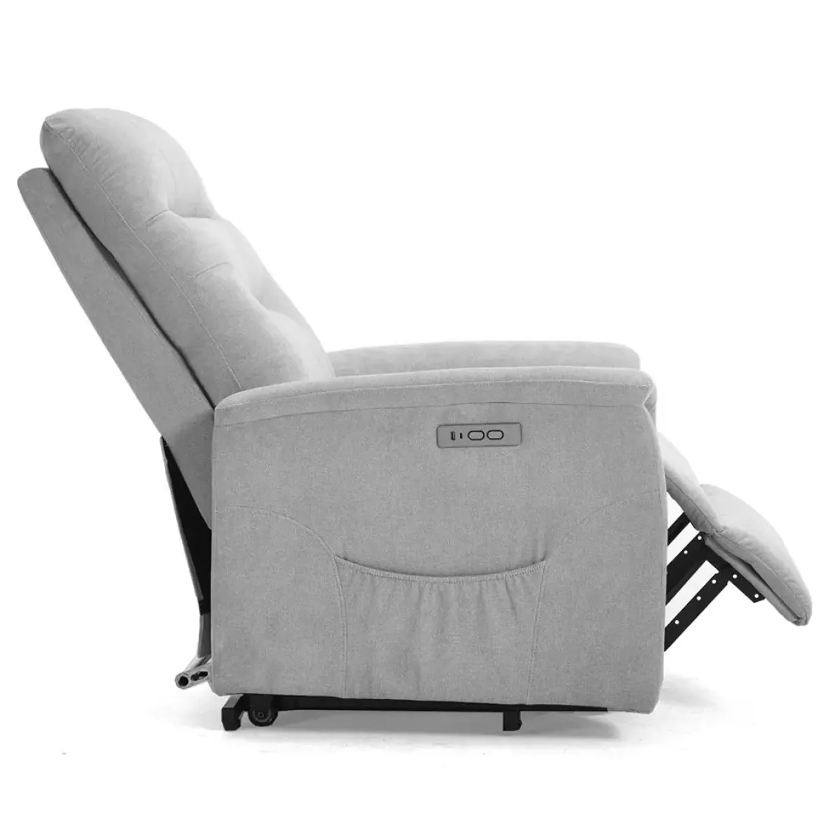 Sillón Relax Levantapersonas con 2 Motores Tapizado en Tela ARGOS