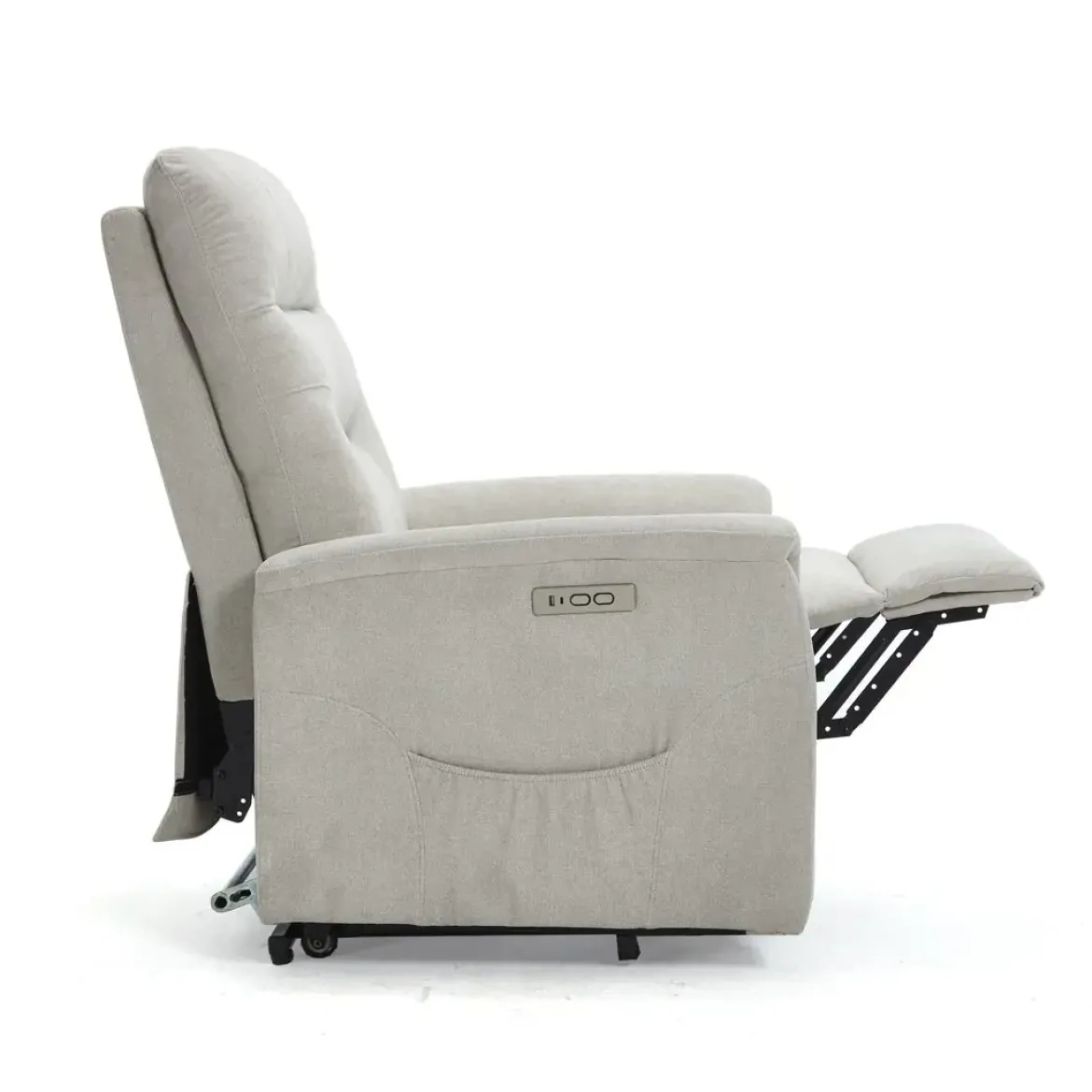 Sillón Relax Levantapersonas con 2 Motores Tapizado en Tela ARGOS