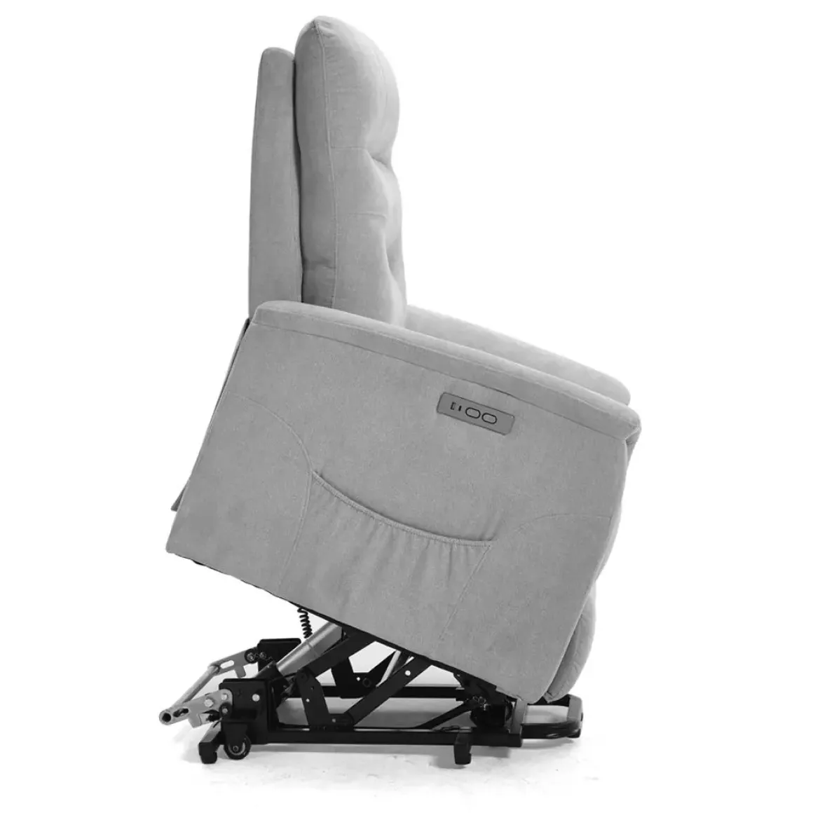 Sillón Relax Levantapersonas con 2 Motores Tapizado en Tela ARGOS