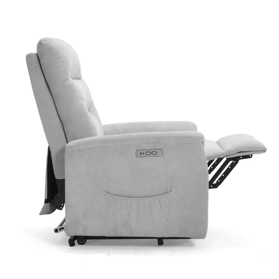 Sillón Relax Levantapersonas con 2 Motores Tapizado en Tela ARGOS