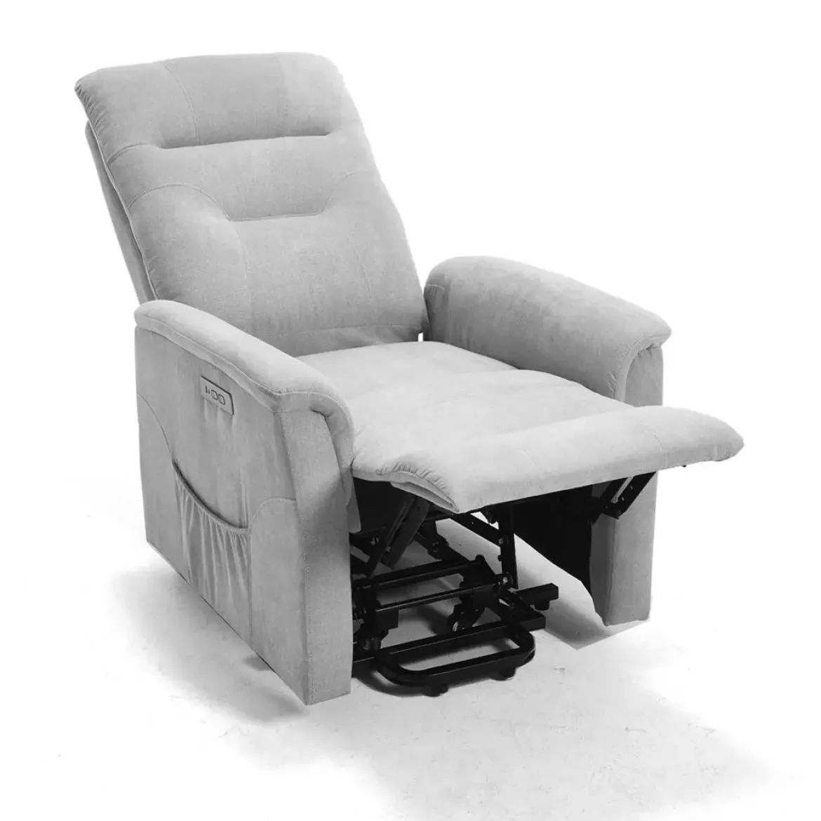 Sillón Relax Levantapersonas con 2 Motores Tapizado en Tela ARGOS