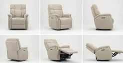 Sillón Relax Levantapersonas Eléctrico con Masaje PEKIN