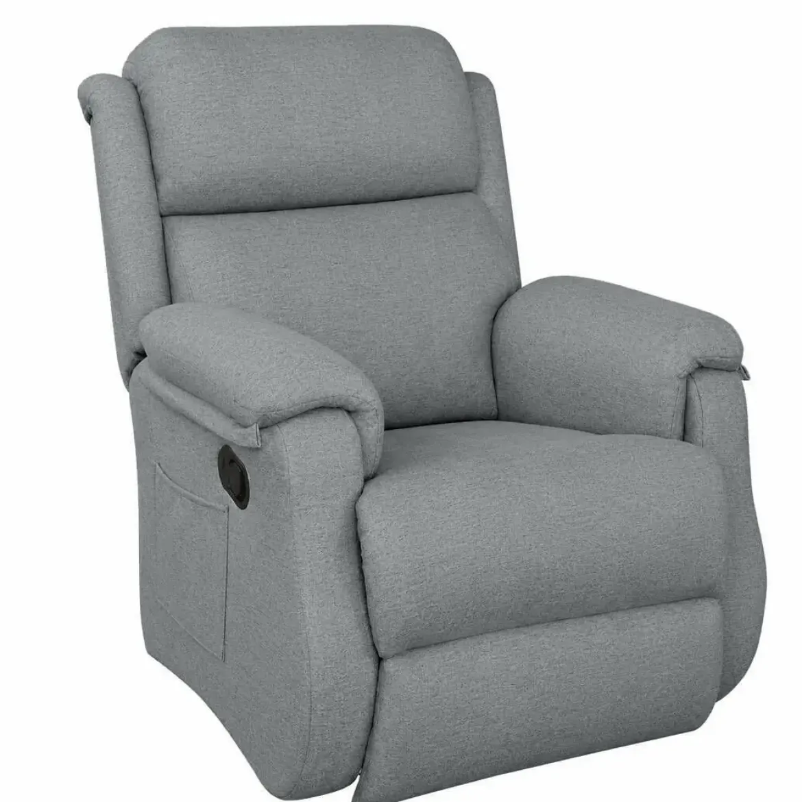 Sillón Relax Manual con Palanca Tapizado en Tela KATY