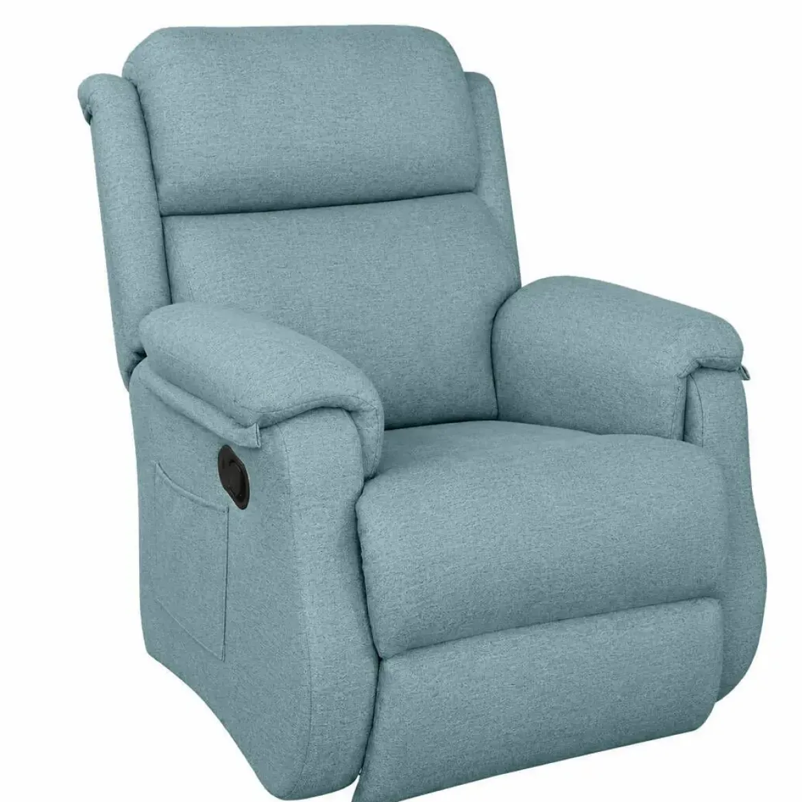 Sillón Relax Manual con Palanca Tapizado en Tela KATY