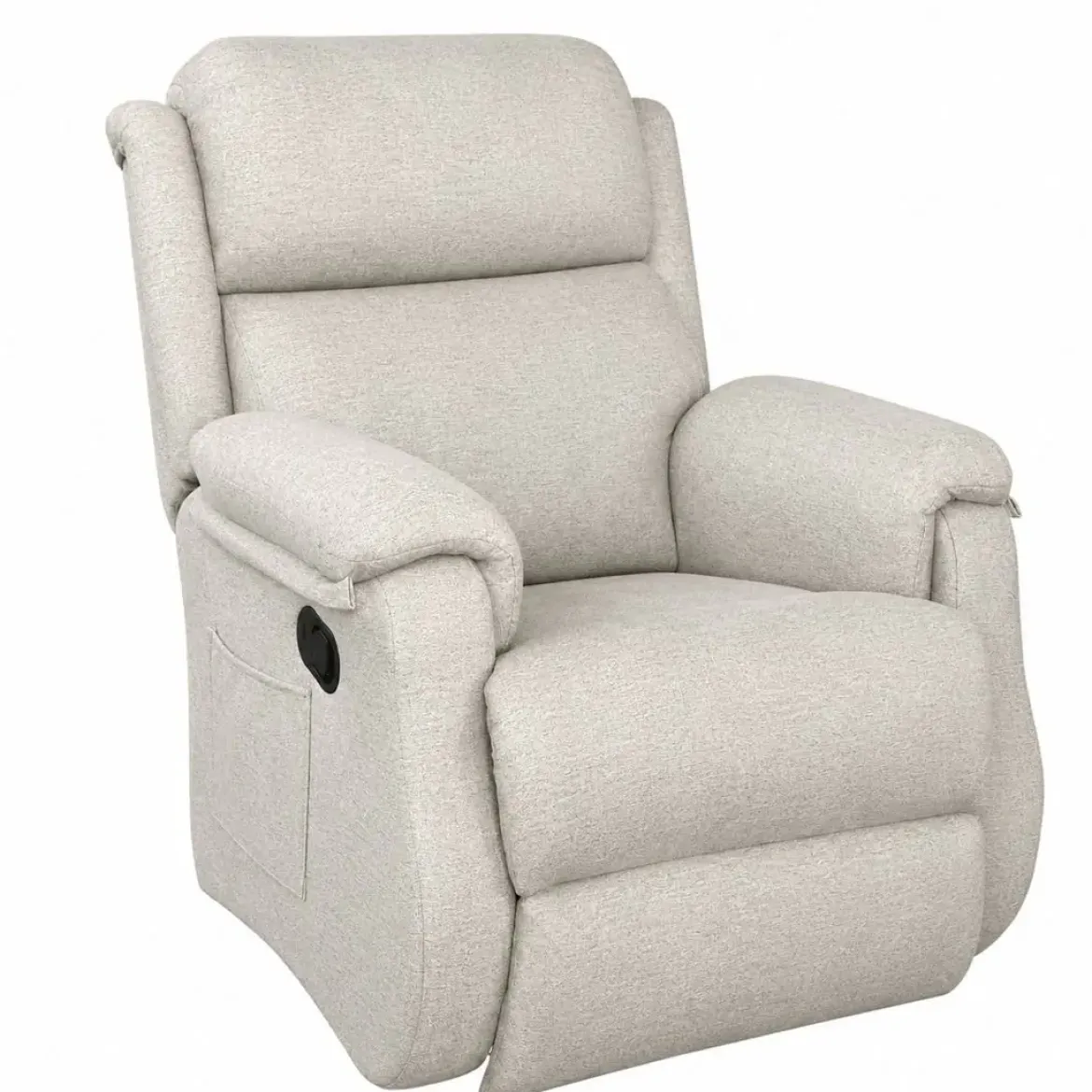 Sillón Relax Manual con Palanca Tapizado en Tela KATY