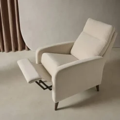 Sillón Relax Manual Push Back Tapizado en Tela MALTA