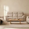 Sillón Relax Manual Tapizado en Tela CARIBE Beige