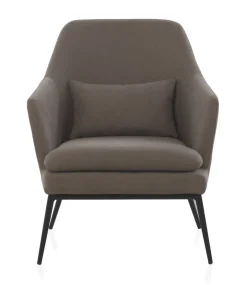 Sillón Tapizado con Cojín y Patas Metálicas GABAR