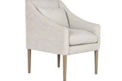 Sillón Tapizado en Poliéster Beige MB-221647