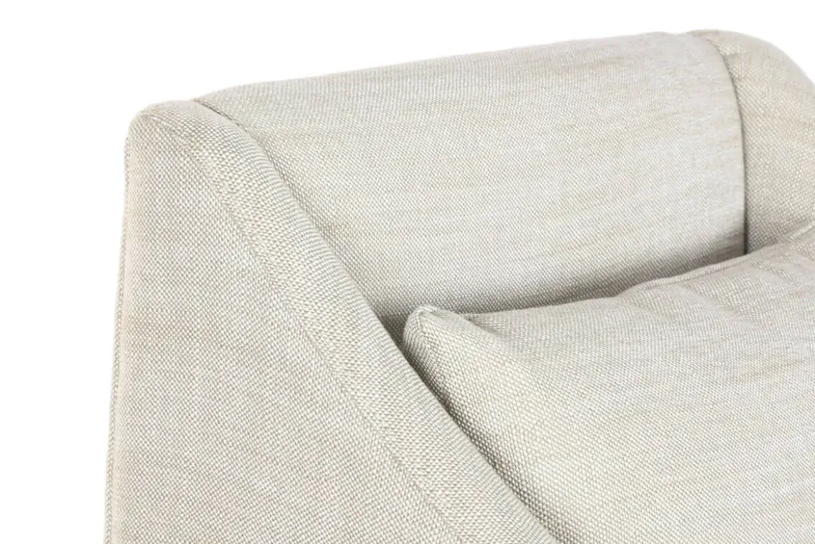 Sillón Tapizado en Poliéster Beige MB-221647