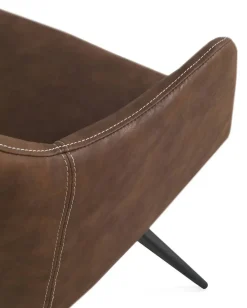 Sillón tapizado en tela efecto piel GABAR VIVE modelo 839